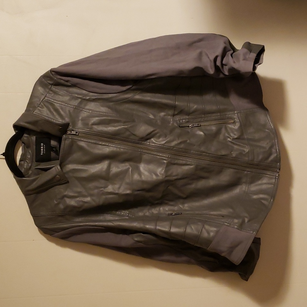 Torrid Mix Moto Jacket
